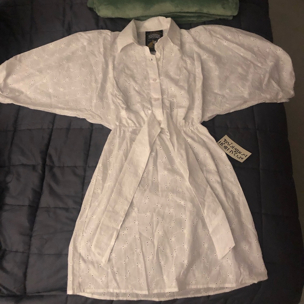 White, eyelet sundress